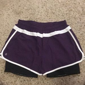 Athleta run shorts